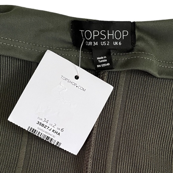 Topshop Green Backless Dress - Picture 7 of 15